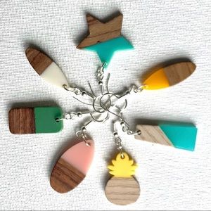 Wood & Resin Earrings